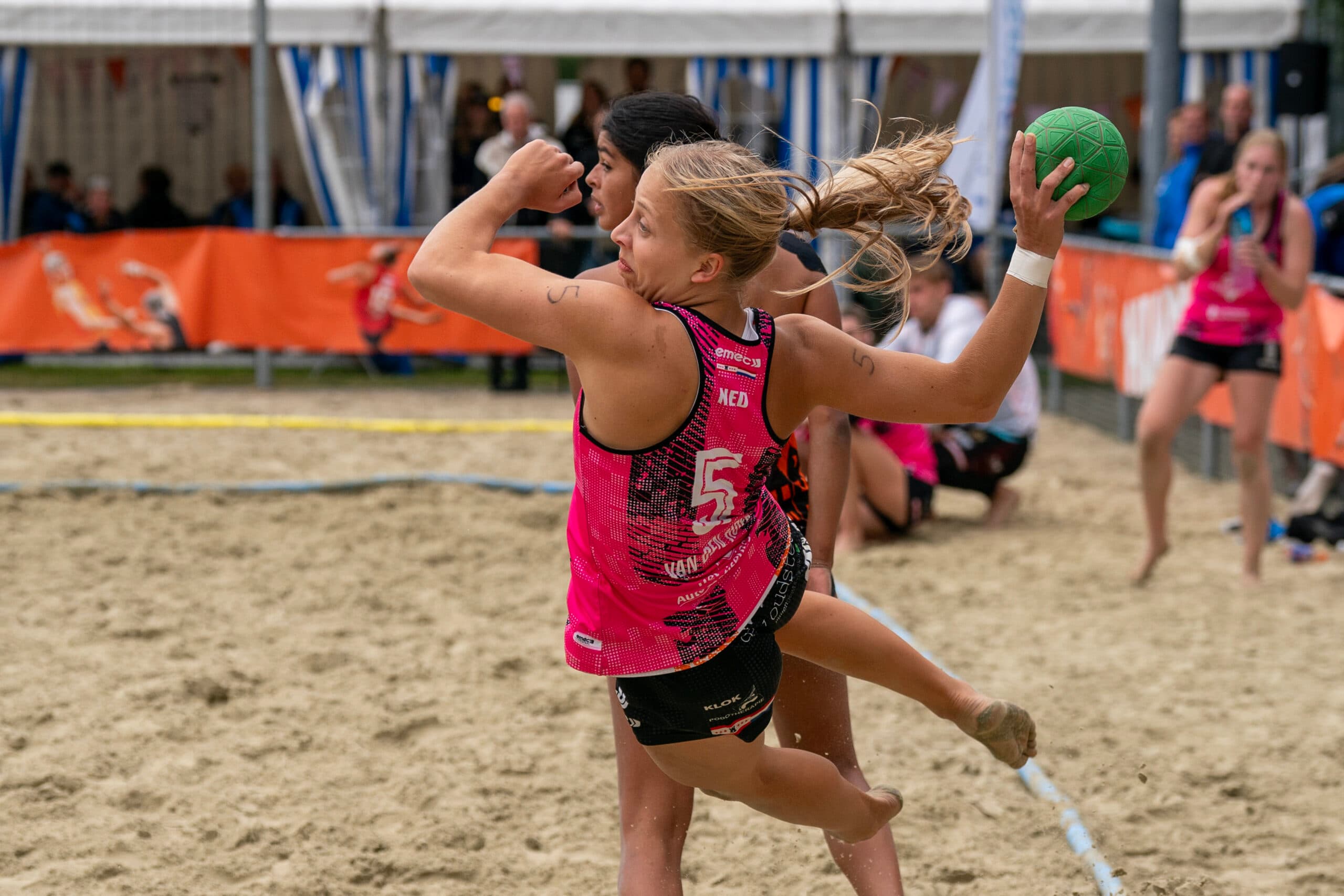 Beach Handball Josien van den Hoek