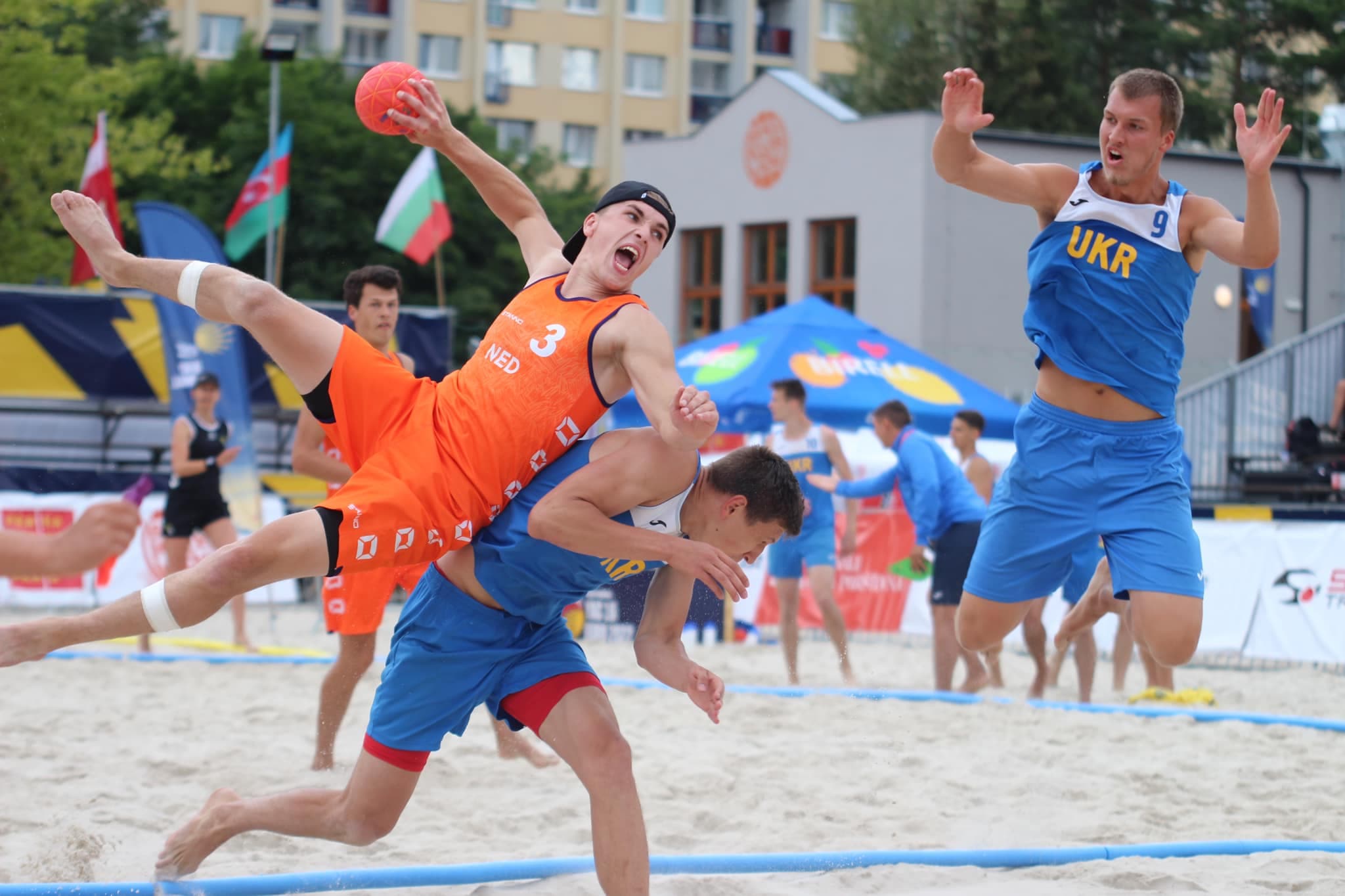 Silas Speckmann Beach Handball Oranje