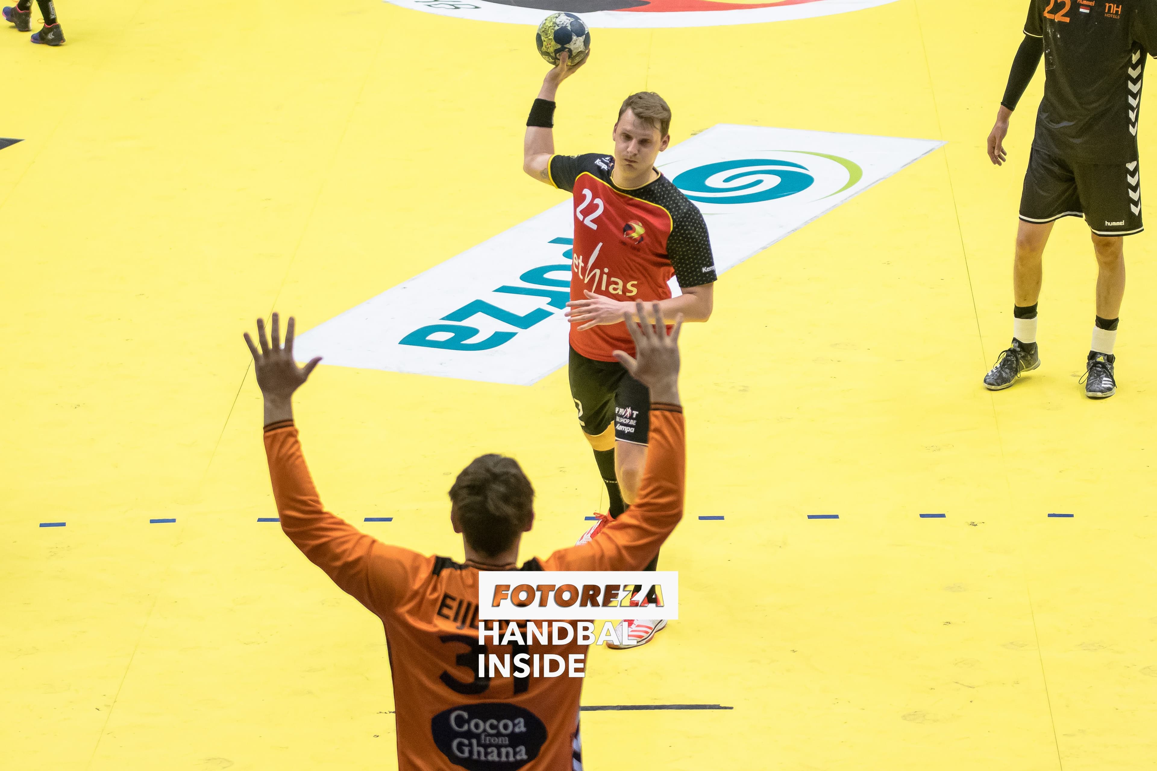 Kedziora Eijlers Oranje België strafworp